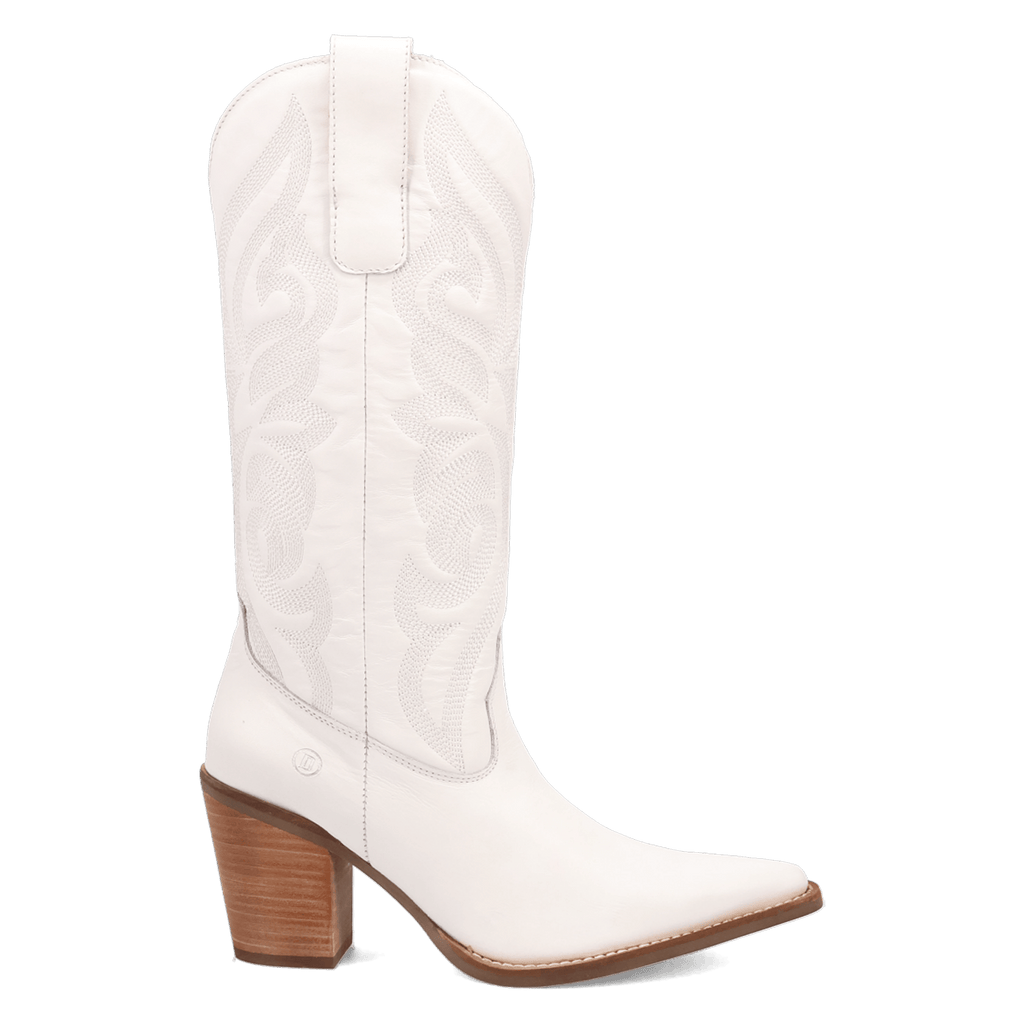 DINGO Boots Dingo Women's White Hensley Snip Toe Western Boot DI2246-WH