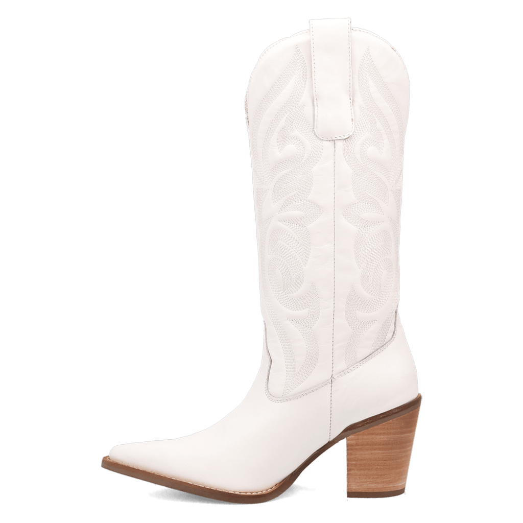 DINGO Boots Dingo Women's White Hensley Snip Toe Western Boot DI2246-WH