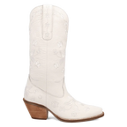 DINGO Boots Dingo Women's White Love Bug Floral Embroidery Western Boot DI2182-WH