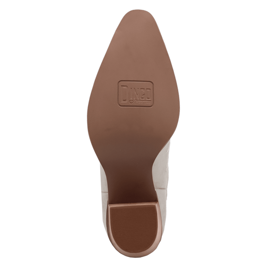 DINGO Boots Dingo Women's White Rocky Top Leather Bootie DI2272-WH