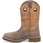 DOUBLE H Boots Double H Men's Abner Waterproof Brown Composite Toe Work Boots DH5353