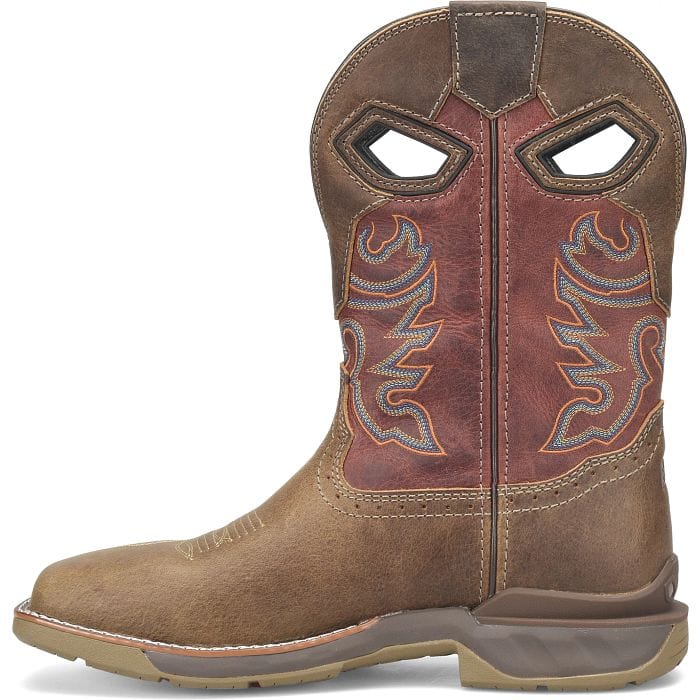 DOUBLE H Boots Double H Men's Aldridge Phantom Rider Square Toe Roper Boots DH5369