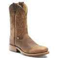 DOUBLE H Boots Double H Men's Anton Brown Steel Toe Work Boots DH4637