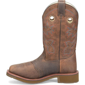 DOUBLE H Boots Double H Men's Antonio Brown Square Toe Roper Work Boots DH5134