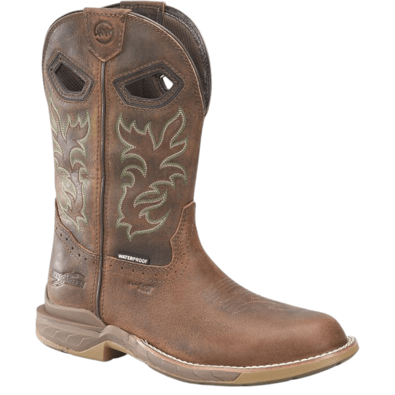 DOUBLE H Boots Double H Men's Apparition Brown Waterproof Composite Toe Work Boots DH5383