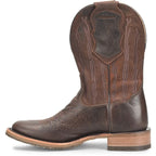 DOUBLE H Boots Double H Men's Beryl Dark Brown Roper Toe Western Boots DH7032