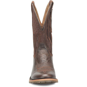 DOUBLE H Boots Double H Men's Beryl Dark Brown Roper Toe Western Boots DH7032