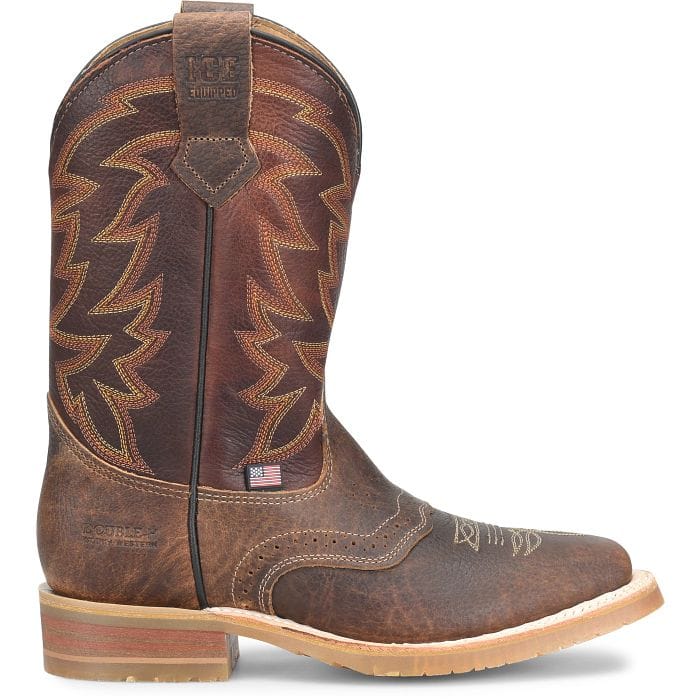 DOUBLE H Boots Double H Men's Brown Bowie Western Work Boot DH4682