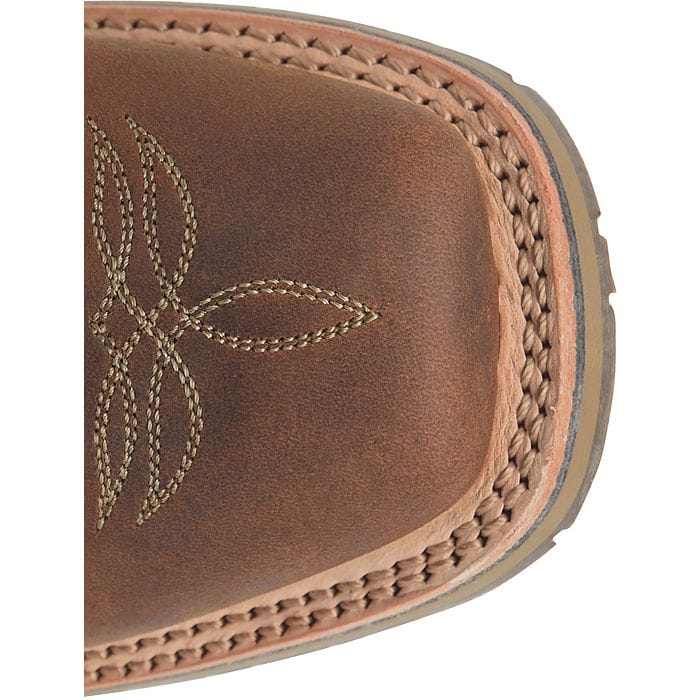 DOUBLE H Boots Double H Men's Brown Crockett Western Work Boots DH4673