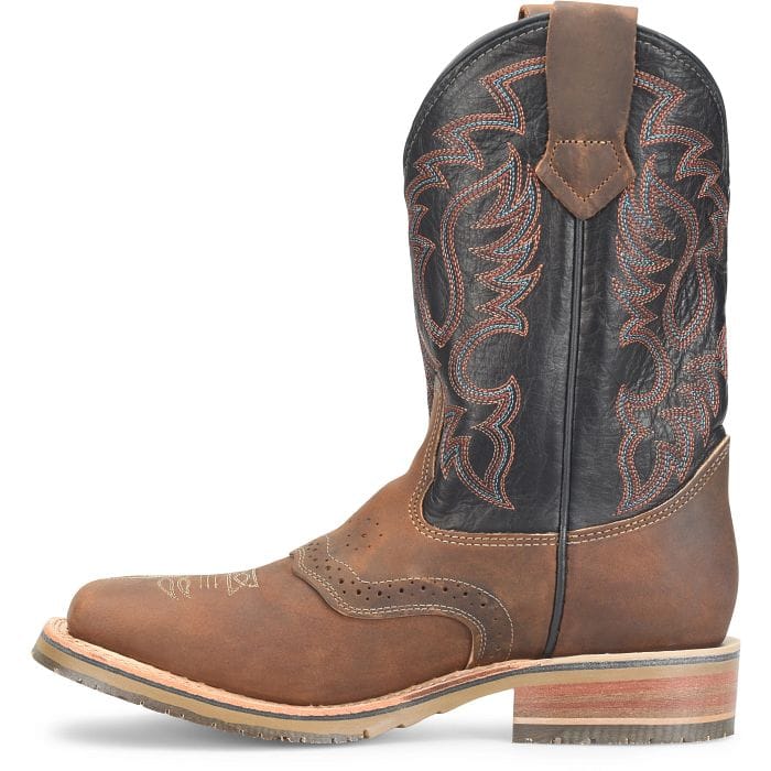DOUBLE H Boots Double H Men's Brown Crockett Western Work Boots DH4673