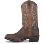 DOUBLE H Boots Double H Men's Brown Robert Steel Toe Western Work Boots 2282