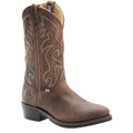 DOUBLE H Boots Double H Men's Brown Robert Steel Toe Western Work Boots 2282