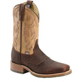 DOUBLE H Boots Double H Men's Brown & Tan Graham Steel Toe Western Work Boots DH5305