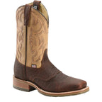 DOUBLE H Boots Double H Men's Brown & Tan Graham Steel Toe Western Work Boots DH5305