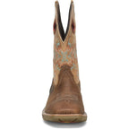 DOUBLE H Boots Double H Men's Clem Phantom Rider Brown Square Toe Roper Boots DH5361
