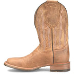 DOUBLE H Boots Double H Men's Covada Medium Brown Square Toe Western Boots DH7033