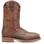 DOUBLE H Boots Double H Men's Dark Brown Cody Steel Toe Western Work Boots DH4668