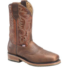 DOUBLE H Boots Double H Men's Dark Brown Cody Steel Toe Western Work Boots DH4668