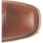 DOUBLE H Boots Double H Men's Dark Brown Feller Western Boot DH4653