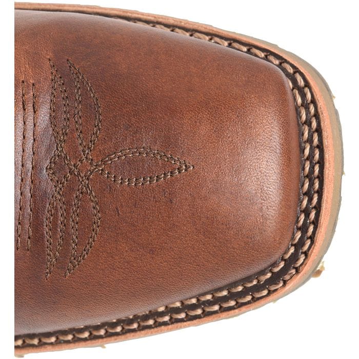 DOUBLE H Boots Double H Men's Dark Brown Feller Western Boot DH4653