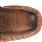 DOUBLE H Boots Double H Men's Dwight Brown Steel Toe Work Boots DH3567