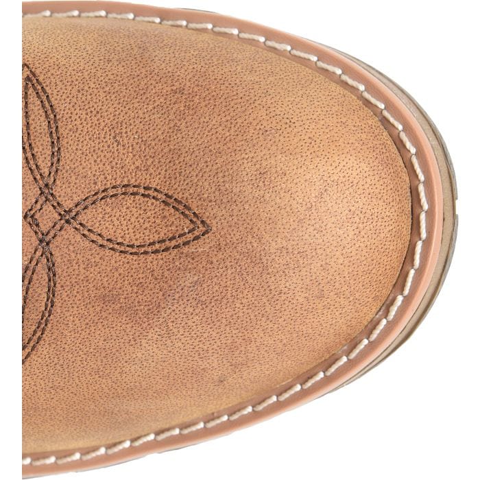 DOUBLE H Boots Double H Men's Feudal Dark Brown Round Toe Work Boots DH5421