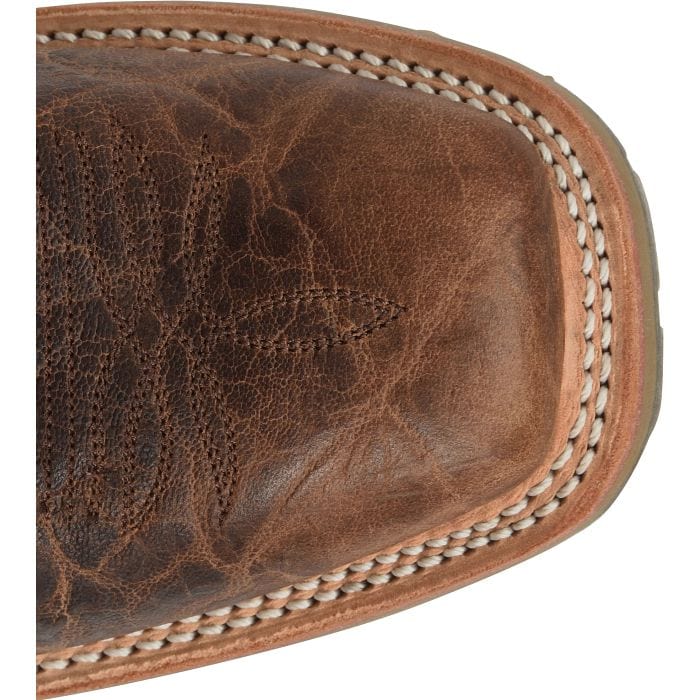 DOUBLE H Boots Double H Men's Harshaw Brown Square Toe Work Boots DH4645