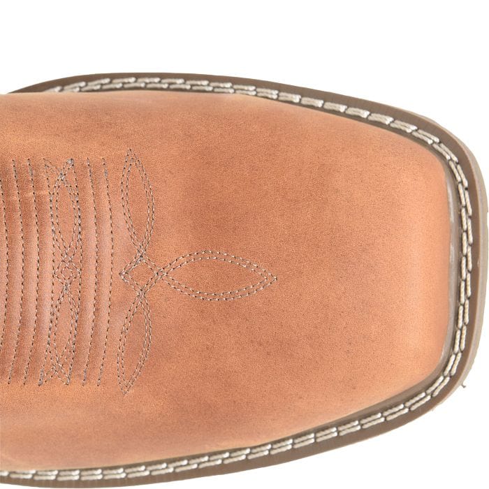 DOUBLE H Boots Double H Men's Jacob Brown Composite Toe Waterproof Work Boots DH5143