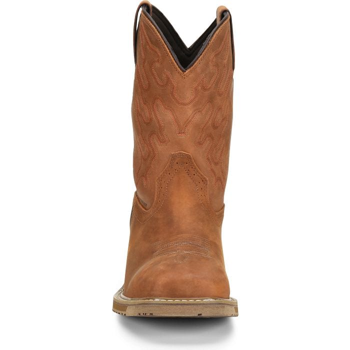 DOUBLE H Boots Double H Men's Jacob Brown Composite Toe Waterproof Work Boots DH5143