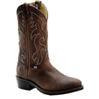 DOUBLE H Boots Double H Men's Medium Brown Robert Western Work Boot 3282