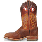 DOUBLE H Boots Double H Men's Mickey Brown Square Toe Western Boots DH4400