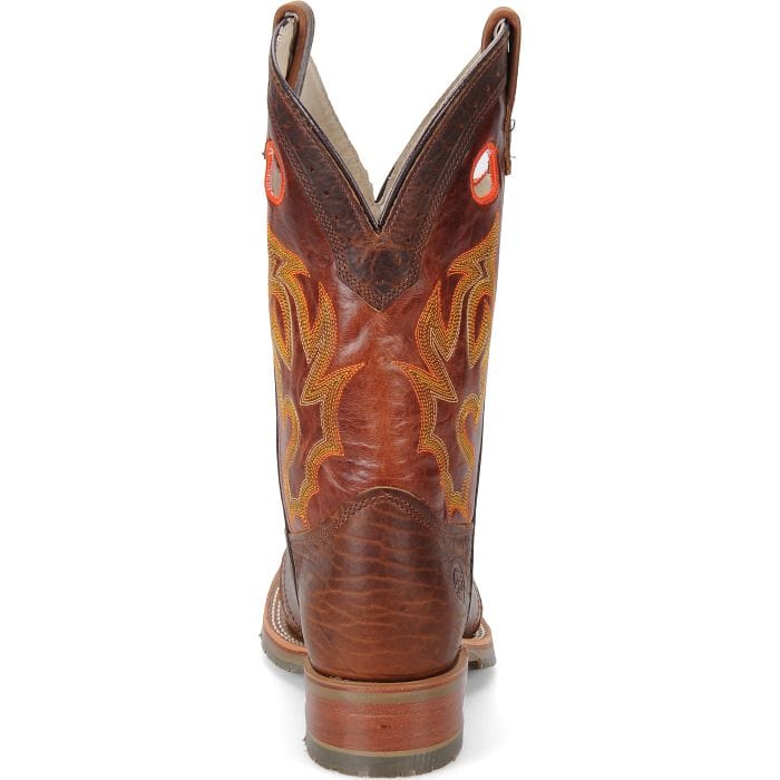 DOUBLE H Boots Double H Men's Mickey Brown Square Toe Western Boots DH4400
