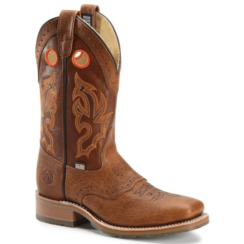 Double H Men's Mickey Brown Steel Toe Work Boots | DH5400