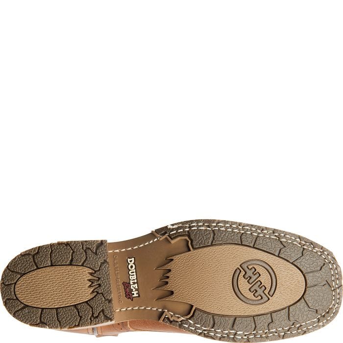 DOUBLE H Boots Double H Men's Mickey Brown Steel Toe Work Boots DH5400