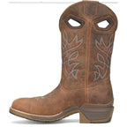 DOUBLE H Boots Double H Men's Phantom Rider Cleave Dark Brown Waterproof Composite Toe Work Boots DH5422