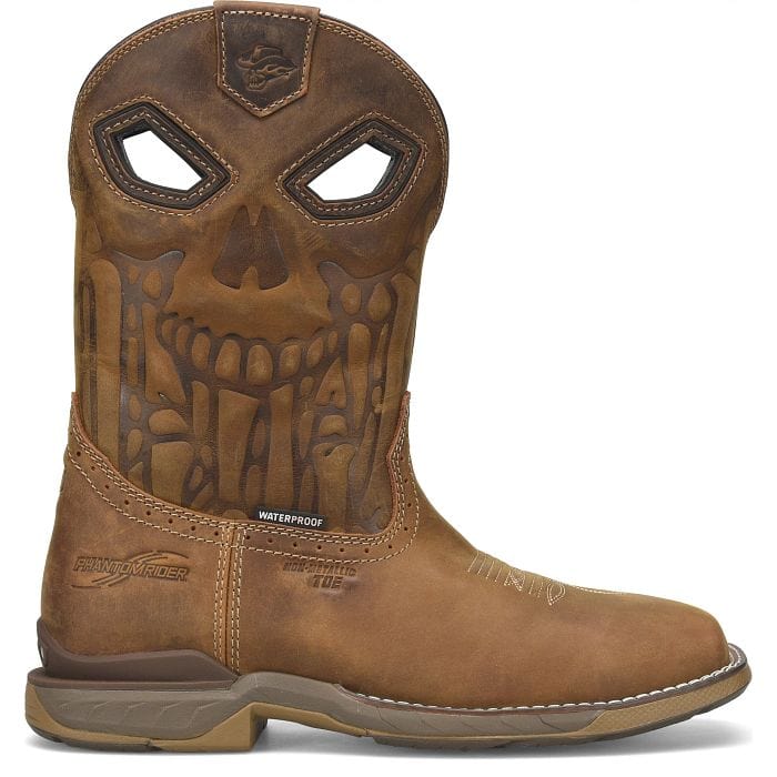 DOUBLE H Boots Double H Men's Phantom Rider Lycan Dark Brown Waterproof Composite Toe Work Boots DH5398