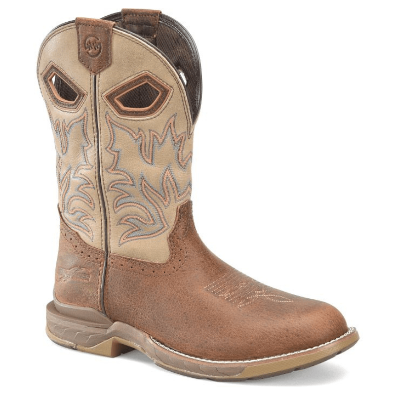 DOUBLE H Boots Double H Men's Phantom Rider Prophecy Brown Round Toe Work Boots DH5385