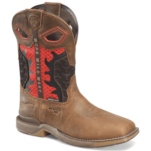 Double H Men's Phantom Rider Purge Red Waterproof Composite Toe