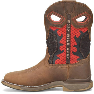 DOUBLE H Boots Double H Men's Phantom Rider Purge Red Waterproof Composite Toe Work Boots DH5391