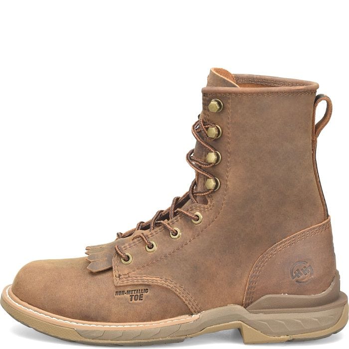 Double H Men's Phantom Rider Raid Brown Round Toe Work Boots