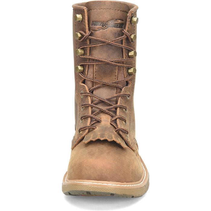 DOUBLE H Boots Double H Men's Phantom Rider Raid Brown Round Toe Work Boots DH5394