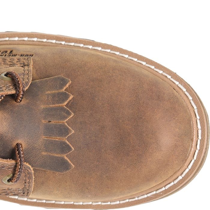 DOUBLE H Boots Double H Men's Phantom Rider Raid Brown Round Toe Work Boots DH5394