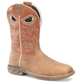 DOUBLE H Boots Double H Men's Phantom Rider Requiem Tan Composite Toe Roper Boots DH5377