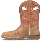 DOUBLE H Boots Double H Men's Phantom Rider Requiem Tan Composite Toe Roper Boots DH5377