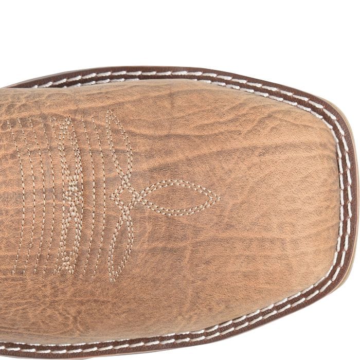 DOUBLE H Boots Double H Men's Phantom Rider Requiem Tan Composite Toe Roper Boots DH5377