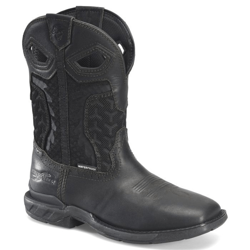 Sale mens black square toe boots Factory Sale - Main Image