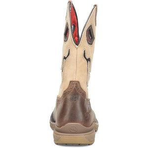 DOUBLE H Boots Double H Men's Phantom Rider Syphon Tan Square Toe Work Boots DH5389