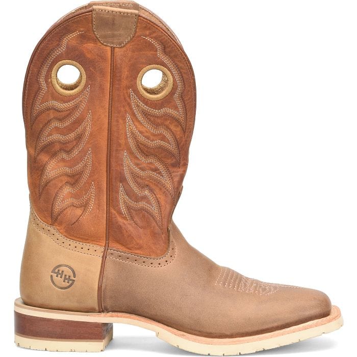 DOUBLE H Boots Double H Men's Phantom Rider Thatcher Brown Square Toe Work Boots DH7028