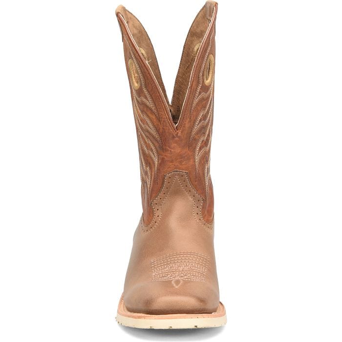 DOUBLE H Boots Double H Men's Phantom Rider Thatcher Brown Square Toe Work Boots DH7028