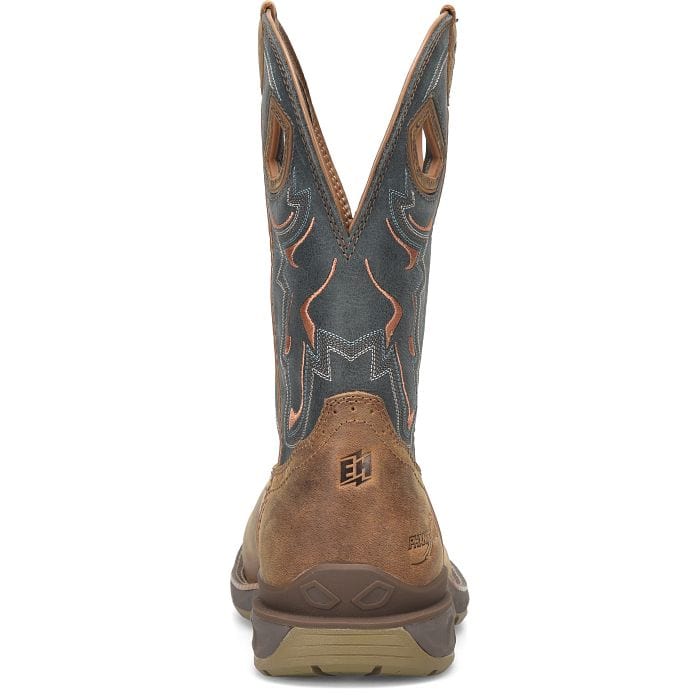 DOUBLE H Boots Double H Men's Phantom Rider Troy Blue Composite Toe Roper Boots DH5357